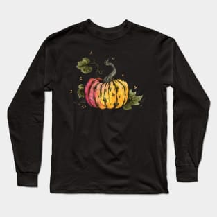 red and orange pumpkin Long Sleeve T-Shirt